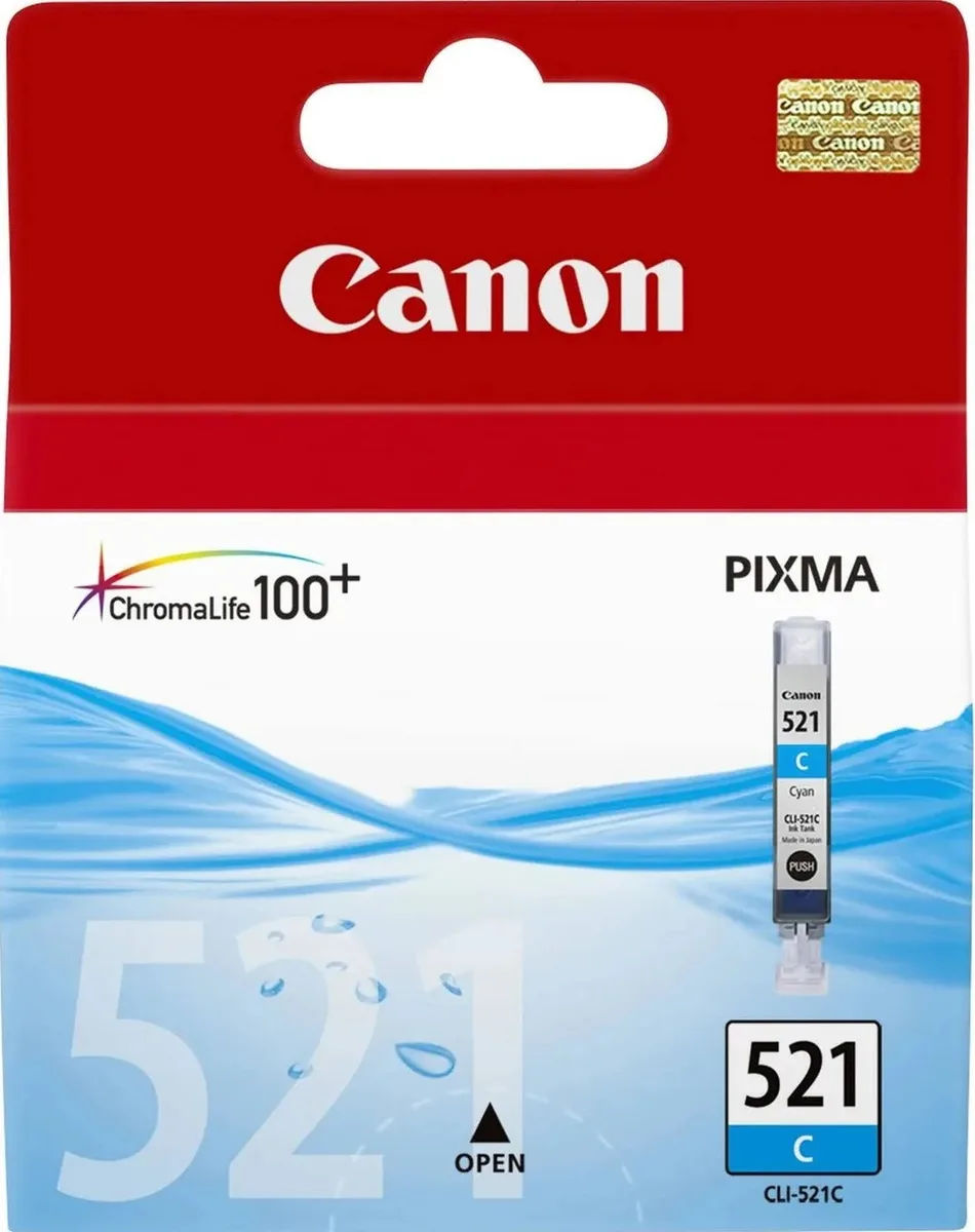 Картридж струйный Canon CLI-521C MP540/630 Cyan