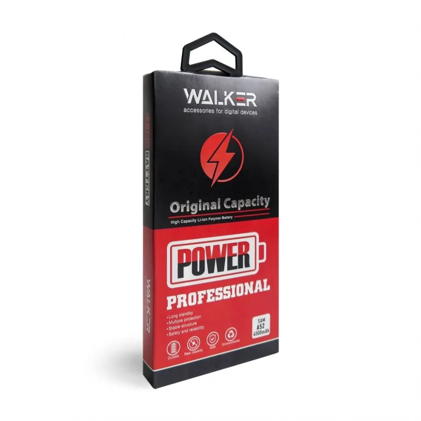 Акумулятор WALKER 4500mAh для Samsung Galaxy A52 4G 3,86V Original