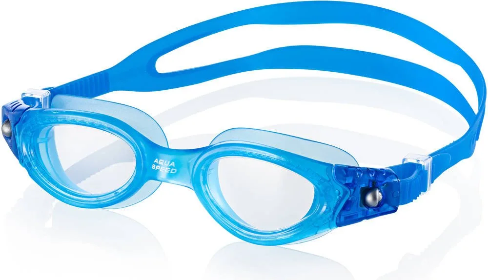 Окуляри для плавання AQUA SPEED TPE OSFM сині для дітей