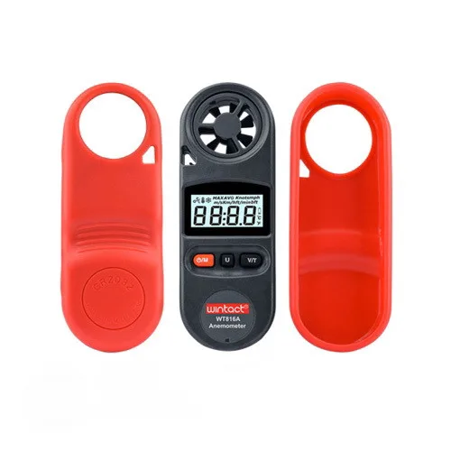 Анемометр цифровий WINTACT WT816A 0,7-30 м/с 126х47х21 мм чорний