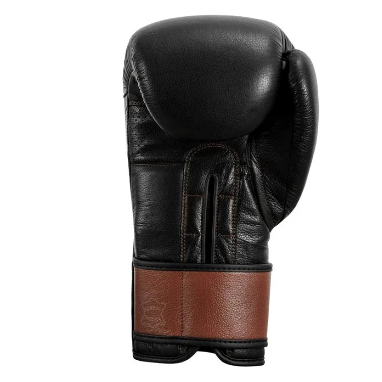 Боксерські рукавиці TITLE натуральна шкіра 12 oz чорні