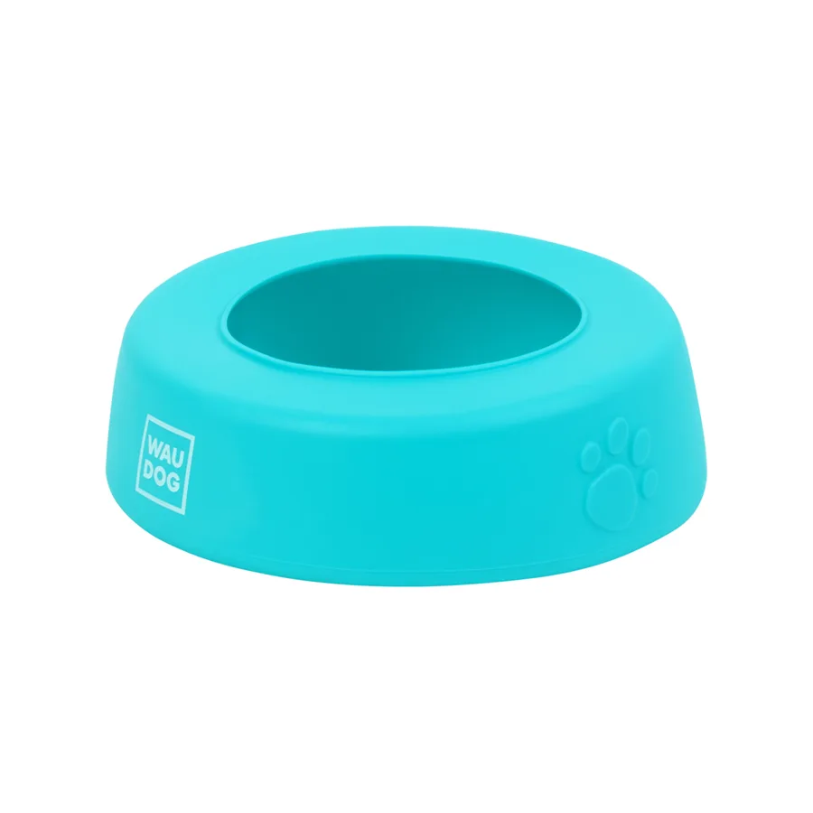 Миска WAUDOG Silicone 750 мл силіконова блакитна діаметр 155 мм