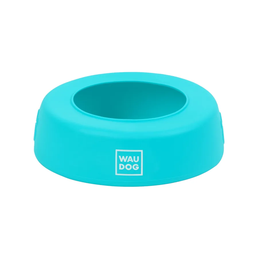 Миска WAUDOG Silicone 750 мл силіконова блакитна діаметр 155 мм