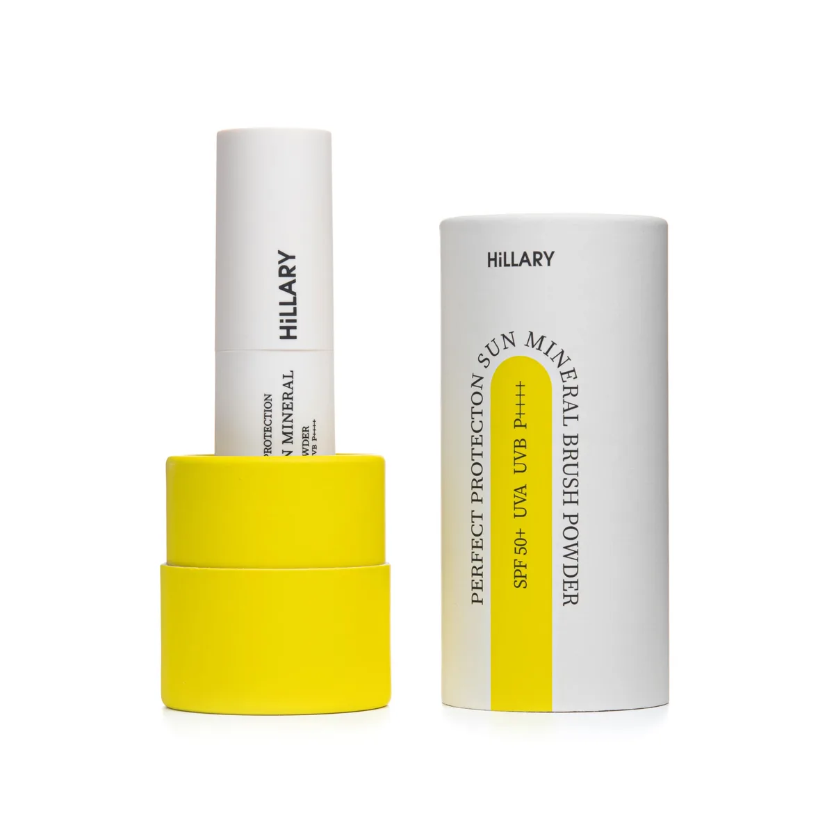 Сонцезахисна мінеральна пудра прозора з SPF 50+ Hillary Perfect Protection Sun Mineral Brush Powder Sheer Matt