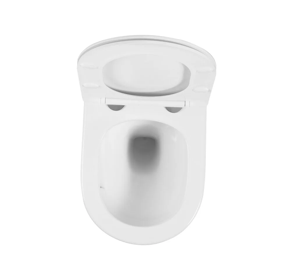 Унітаз підвісний MIXXUS з порцеляни 520х360х365 мм Білий система змиву TORNADO 3.0