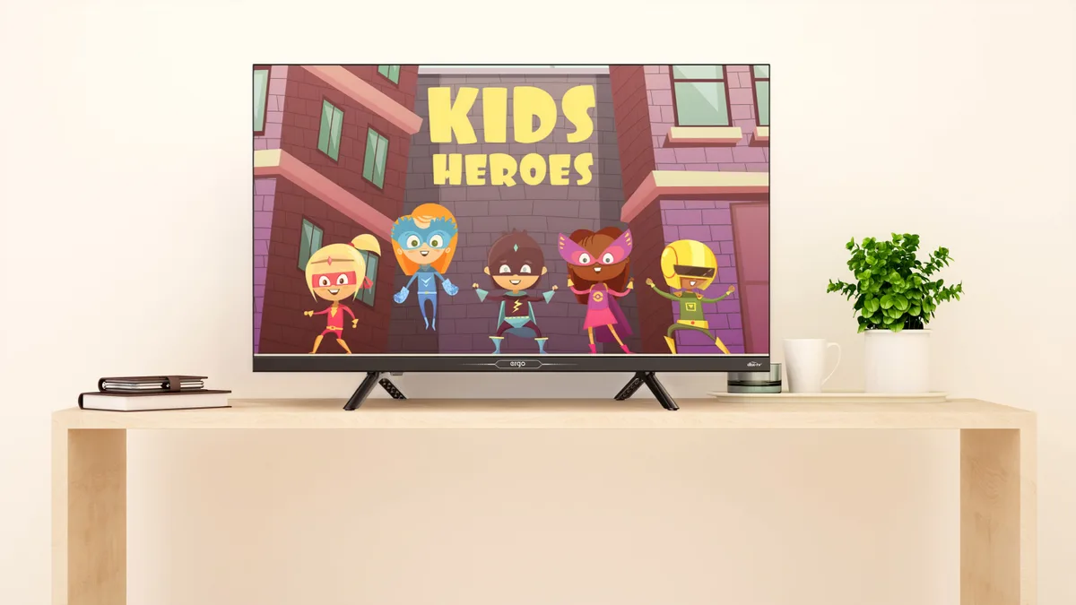 Телевізор ERGO LED 24 дюйми HD чорний