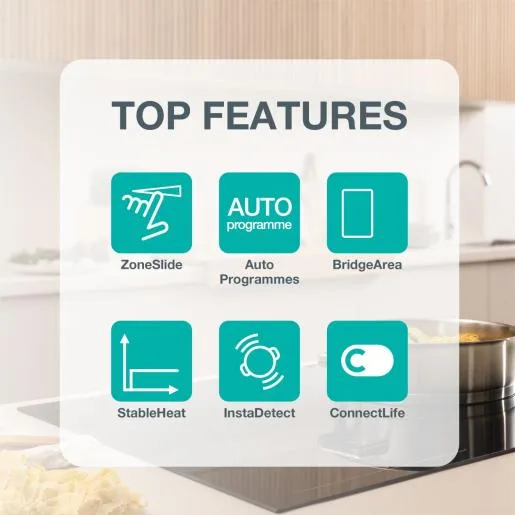 Індукційна варильна панель Gorenje, 60 см, з функцією PowerBoost, сенсорним управлінням SliderTouch та розширеною площею приготува