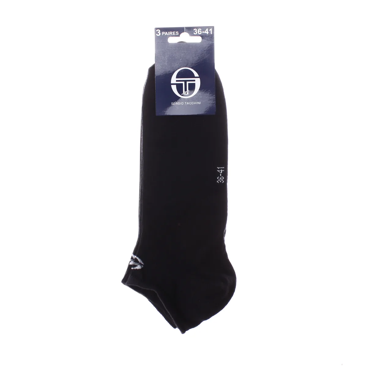 Шкарпетки Sergio Tacchini 3-pack 36-41 бавовна чорний білий рожевий