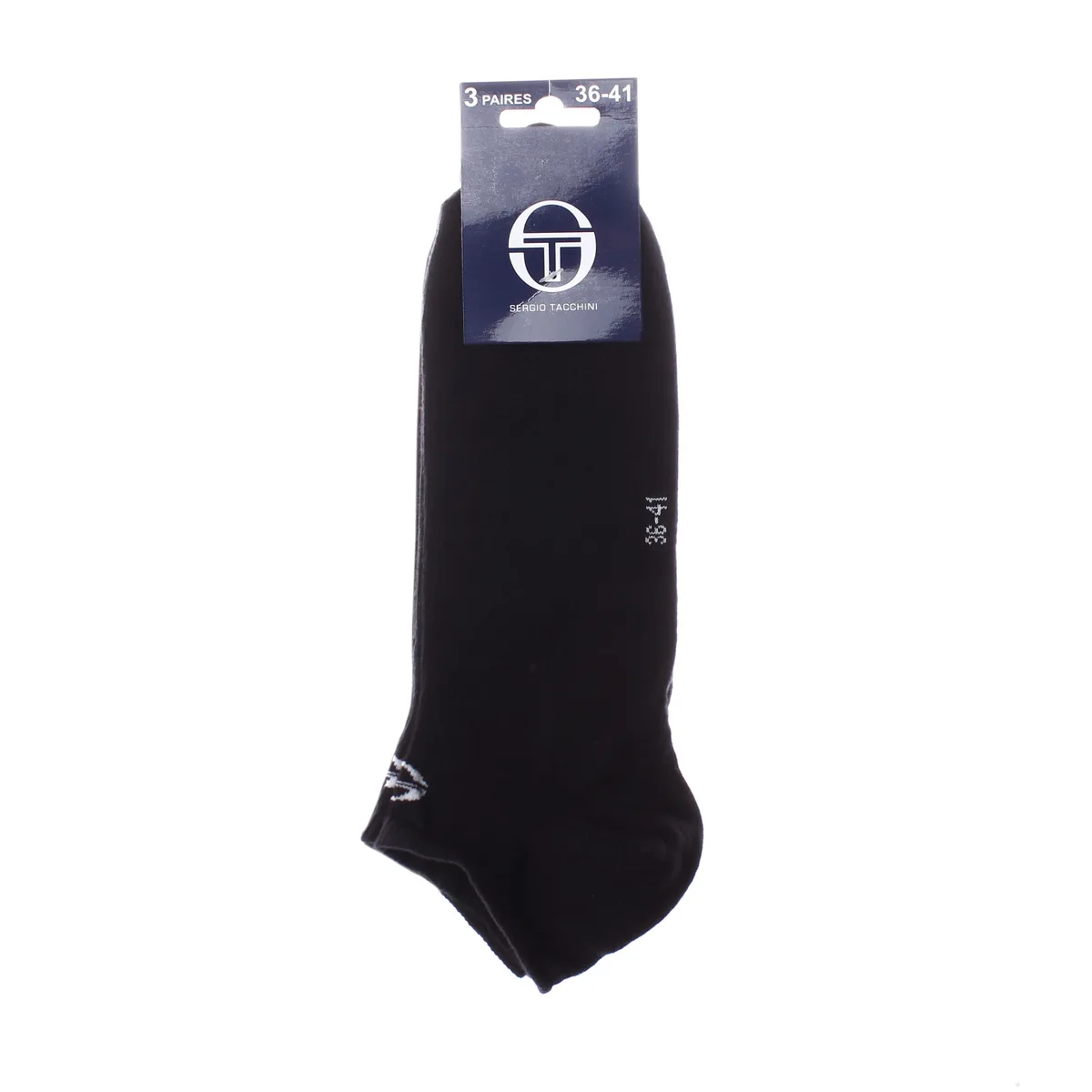 Шкарпетки Sergio Tacchini 3-pack 36-41 бавовна чорний білий рожевий