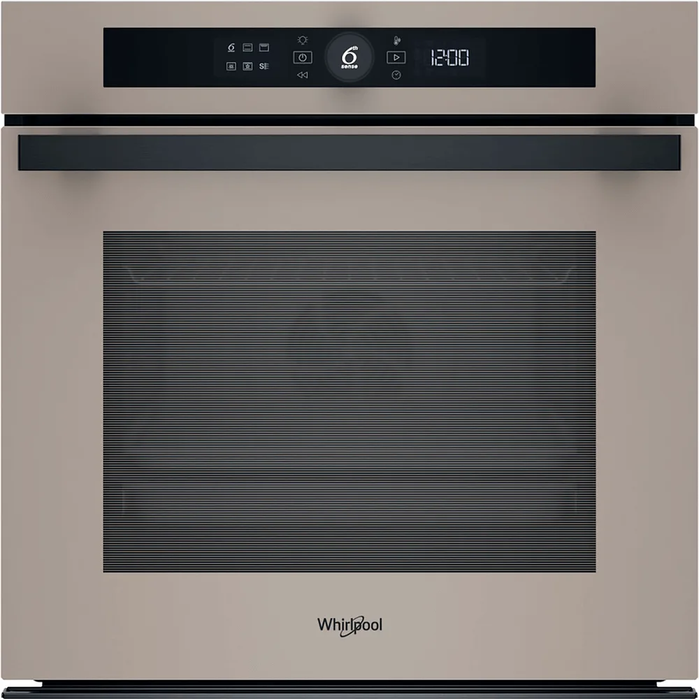 Електрична духова шафа Whirlpool, об'єм 73л, клас енергоефективності A+, з дисплеєм, конвекційним приготуванням та телескопічними