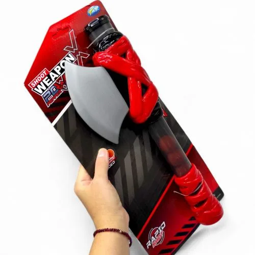 Сокира помповая 37 см YINIYA TOYS игрушечная стреляющая пулями для детей развлекательная игра