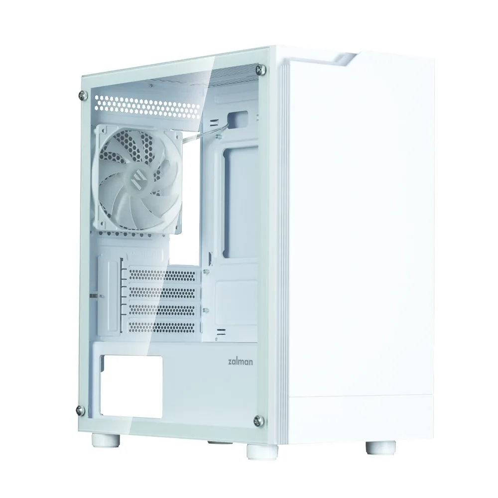 Корпус Zalman T4 Plus без БЖ, 2xUSB3.0, 1xUSB2.0, 1x120мм ARGB, VGA 3200мм, LCS ready, TG Side Panel, mATX, білий