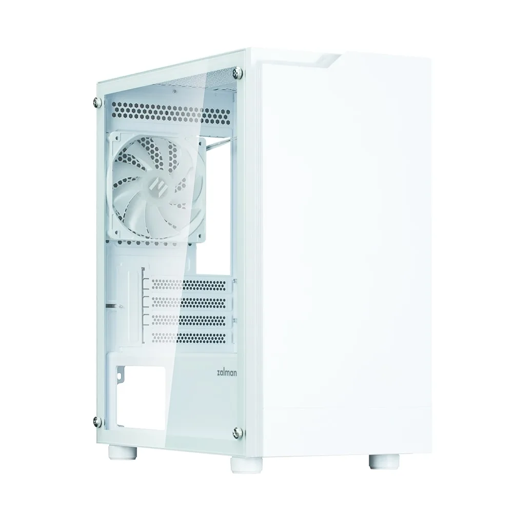 Корпус Zalman T4 Plus без БЖ, 2xUSB3.0, 1xUSB2.0, 1x120мм ARGB, VGA 3200мм, LCS ready, TG Side Panel, mATX, білий