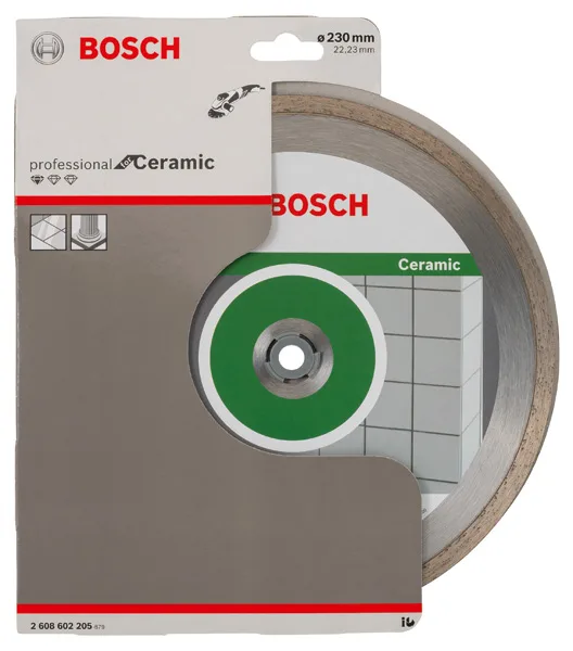 Алмазний диск Bosch Professional для кераміки 230х22.2мм.