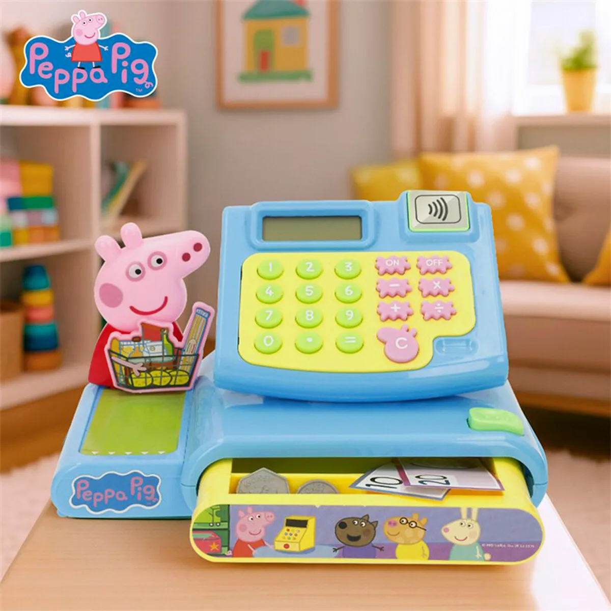 Інтерактивна іграшка Peppa Pig касовий апарат комбіновані матеріали 21х13х12,5 см