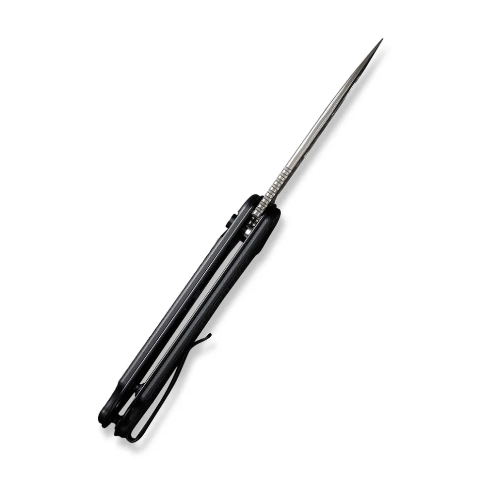 Ніж складаний кишеньковий Civivi Damascus 75,1 мм чорний G10 Carbon Fiber