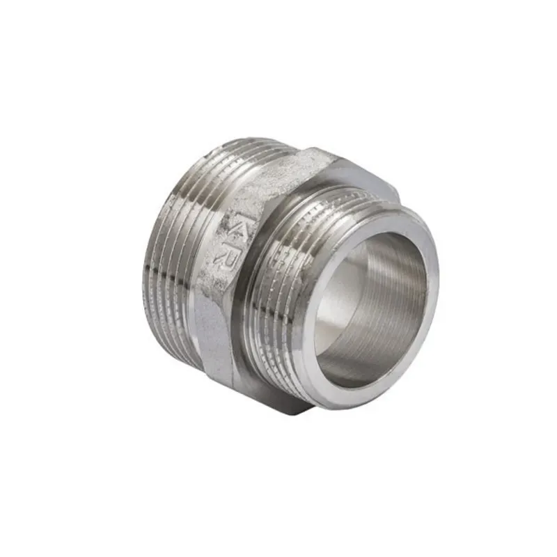 Ніпель редукційний Koer латунний 1 1/4" x 1 1/2" сталевий