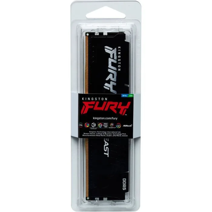 Память ПК Kingston DDR5 32GB 5600 FURY Beast
