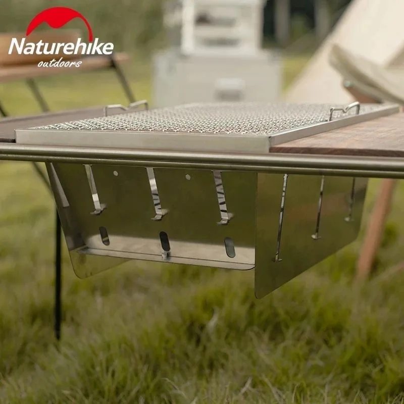Портативний гриль Naturehike сталевий L 50х36 см матовий