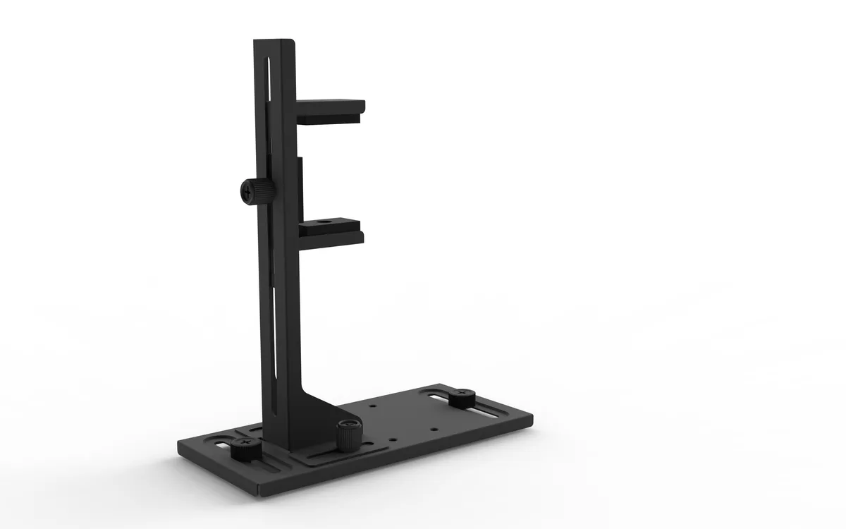 Держатель VGA Zalman VS2, горизонтальное-вертикальное положение VGA, черный.