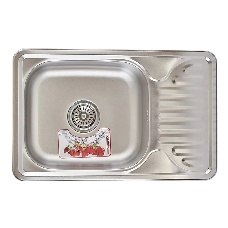 Мийка Zerix нержавіюча сталь 660х420х180 мм Micro Decor