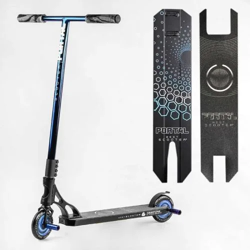 Труковий самокат Best Scooter HIC-система алюмінієвий диск PU колеса 120 мм для трюків і катання.