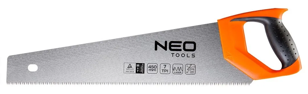 Ножівка по дереву Neo Tools 450 мм 7TPI