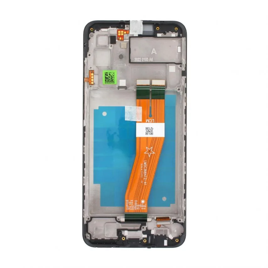 Дисплей Samsung PLS 160,5х72 мм чорний з сенсорним екраном і рамкою Service Original