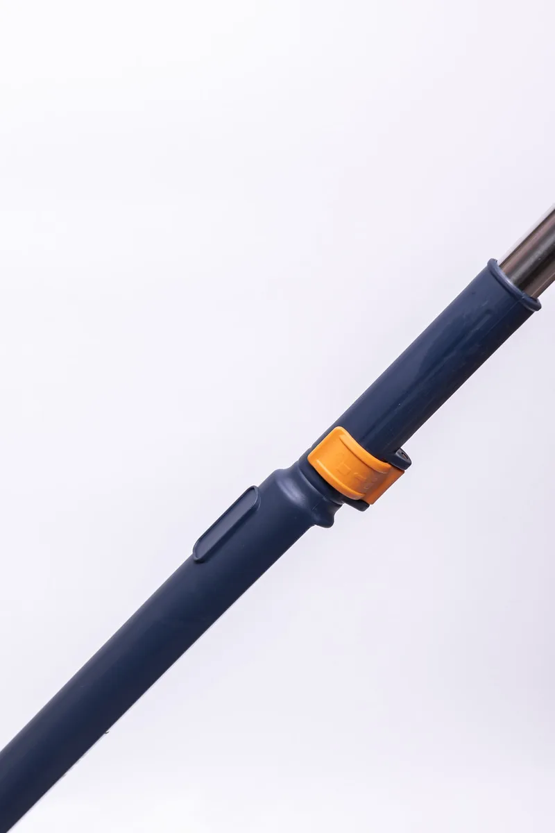 Універсальна швабра телескопічна з плоскою платформою 132 см Нержавіюча сталь