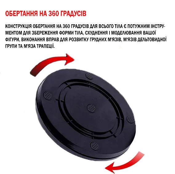 Упоры для отжиманий EasyFit АБС 19х8 см Черные