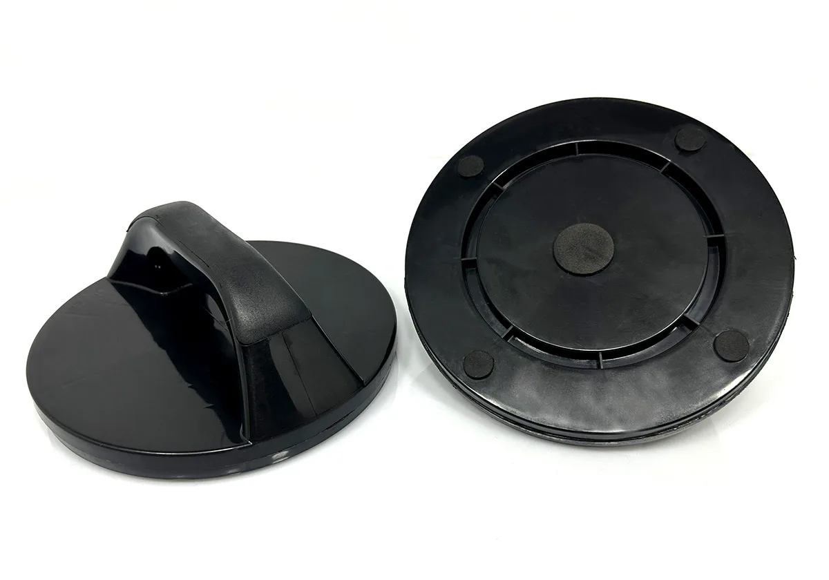 Упоры для отжиманий EasyFit АБС 19х8 см Черные