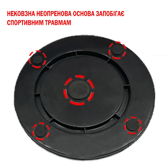 Упоры для отжиманий EasyFit АБС 19х8 см Черные