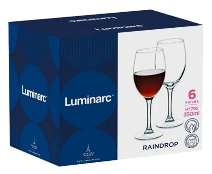 Набір келихів Luminarc загартоване скло 350 мл 6 шт для вина