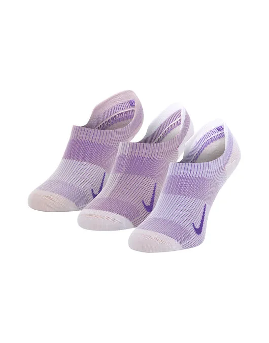 Шкарпетки NIKE поліестер 34-38 сірий фіолетовий 3 пари