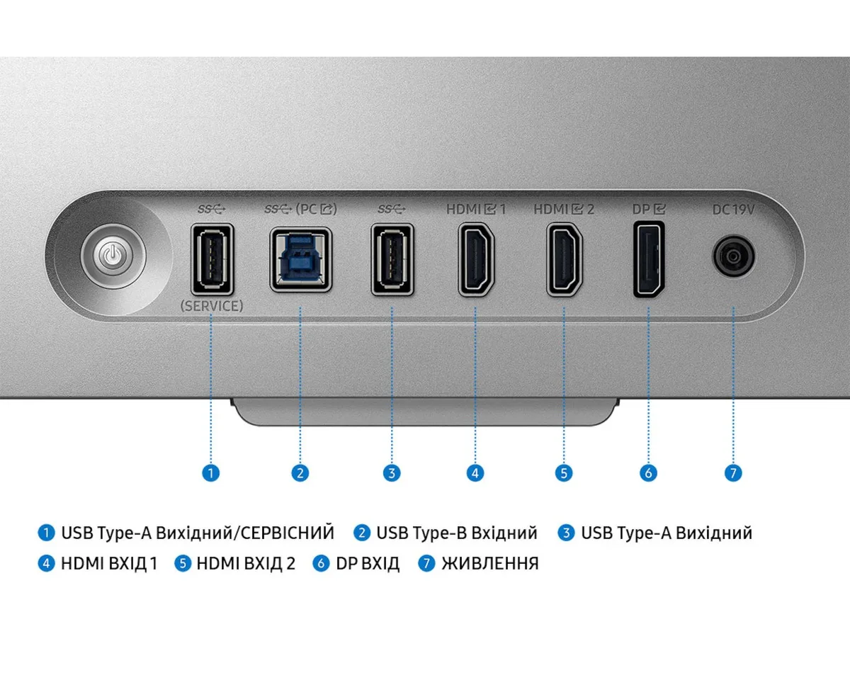 Монітор Samsung IPS 27 дюймів 4K 165 Гц 3D чорний