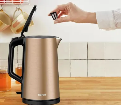 Електрочайник Tefal Нержавіюча сталь 1,5 л Бронзовий 2000 Вт