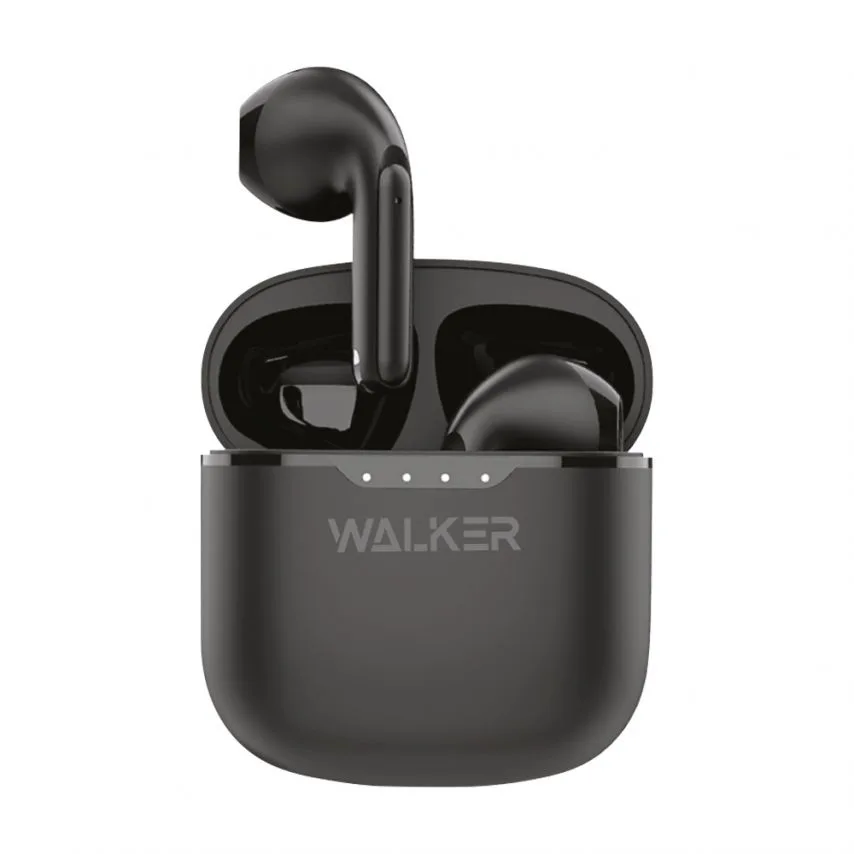 Навушники Bluetooth WALKER ABS чорні 33 мм TWS сенсорні