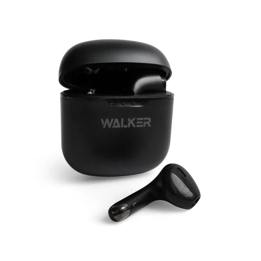Навушники Bluetooth WALKER ABS чорні 33 мм TWS сенсорні