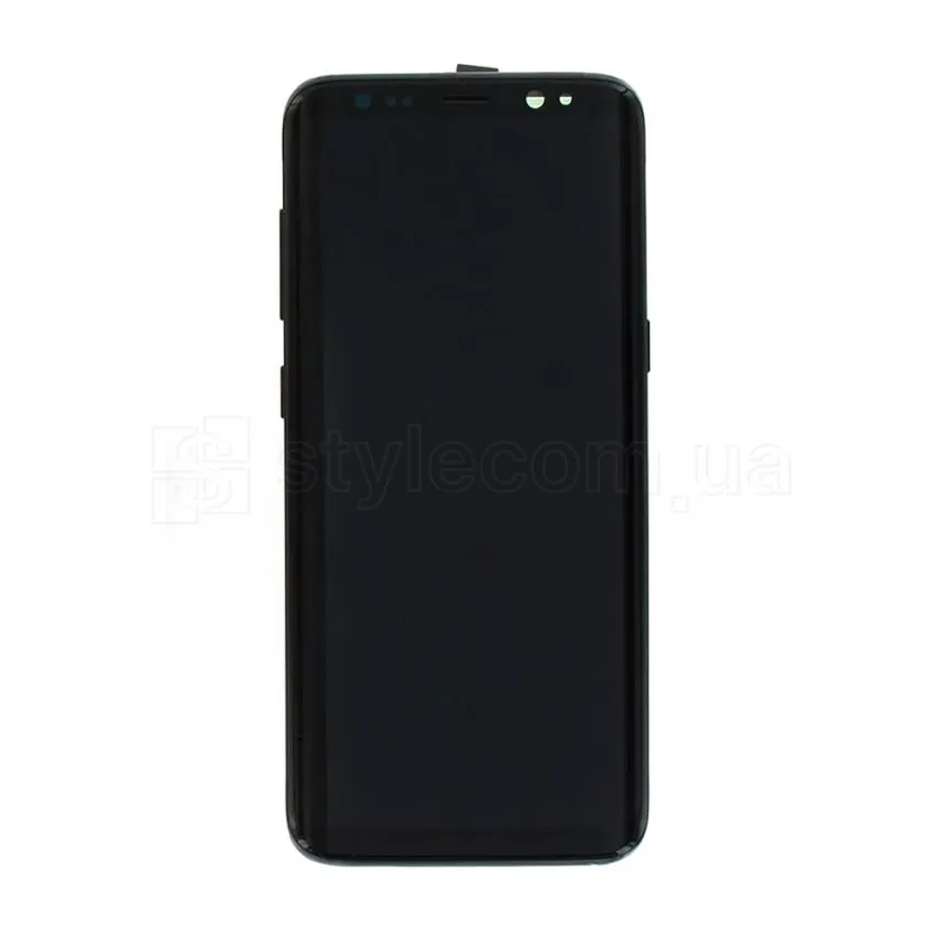 Дисплей AMOLED Samsung чорний з сенсорним екраном і рамкою для S8/G950
