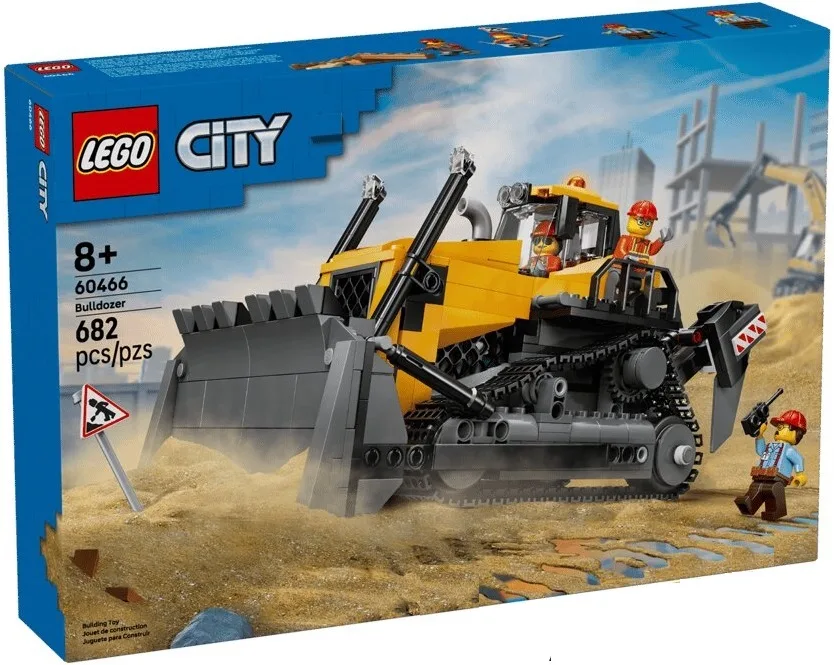 Конструктор LEGO Жовтий бульдозер 8+ різнокольоровий