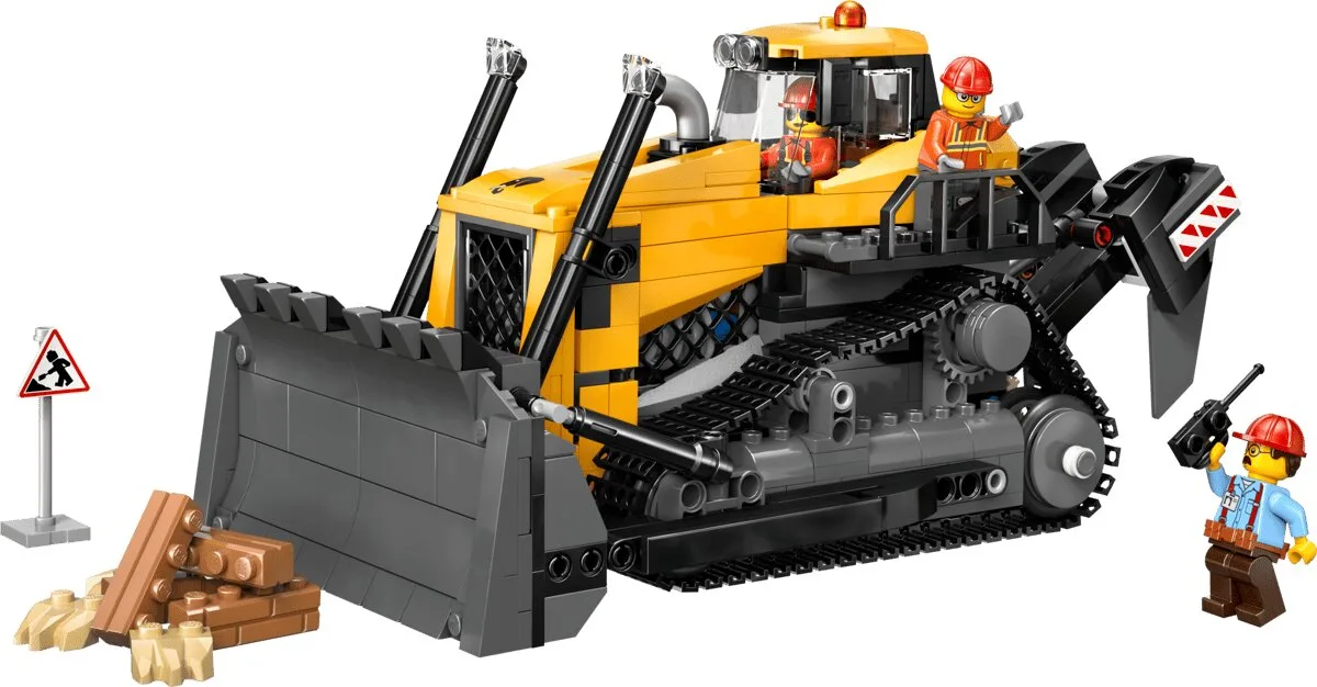 Конструктор LEGO Жовтий бульдозер 8+ різнокольоровий