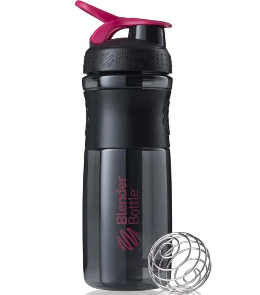 Шейкер BlenderBottle Tritan 820 мл Чорний Рожевий