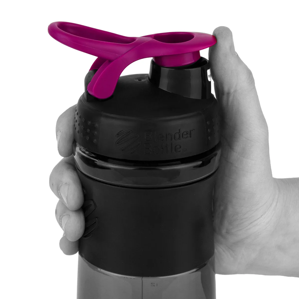 Шейкер BlenderBottle Tritan 820 мл Чорний Рожевий