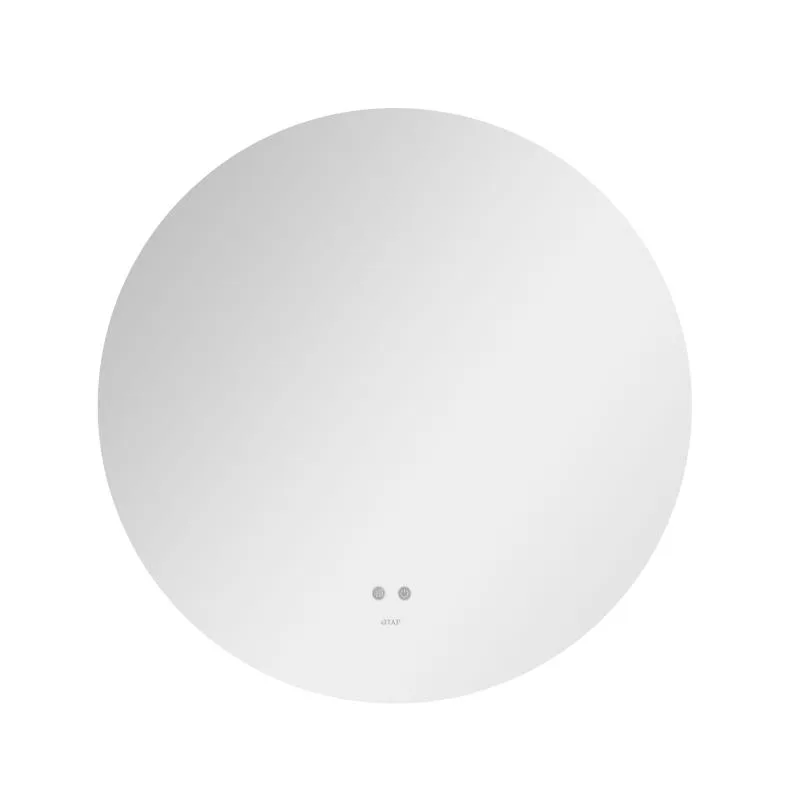 Дзеркало настінне кругле R800 з LED підсвічуванням алюміній 800 мм антизапотівання