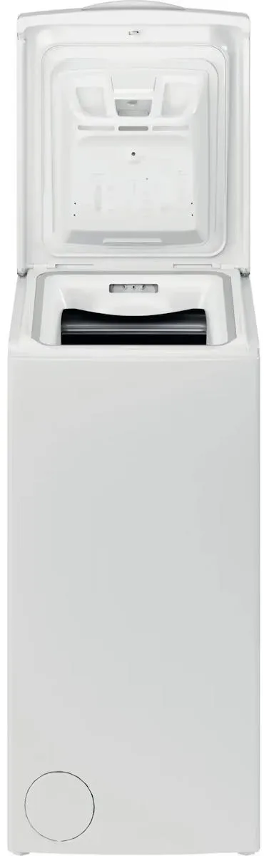 Стиральная машина Indesit с вертикальной загрузкой, 5 кг, 1000 об/мин, класс энергопотребления C, ширина 60 см, с дисплеем, белая