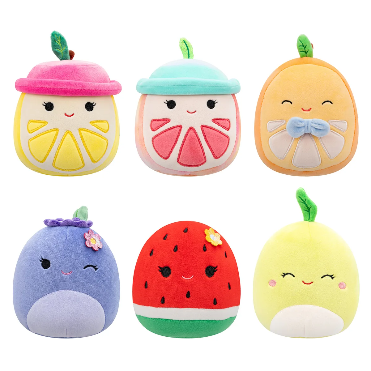 М'яка іграшка Squishmallows поліестер 13 см Веселі фруктики