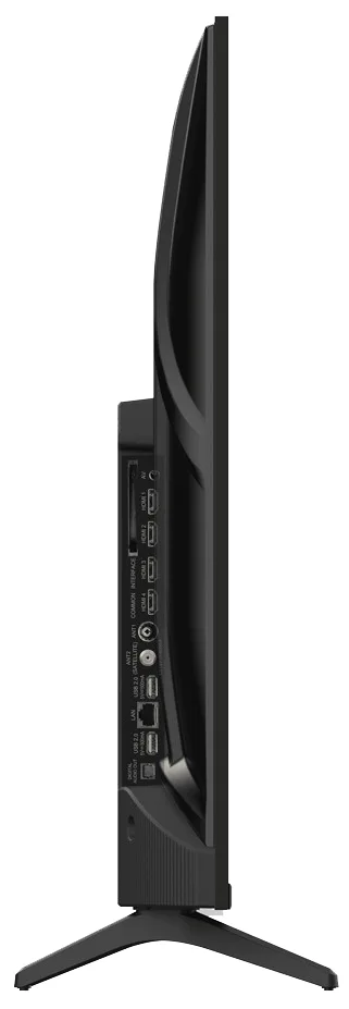 LED-телевізор Bravis QLED 43 дюйми чорний UHD 4K
