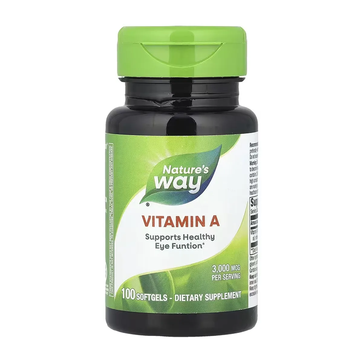Vitamin A Nature's Way Соевое масло 100 капсул Без глютена