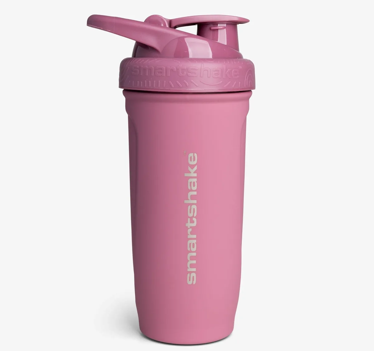 Шейкер спортивний SmartShake нержавіюча сталь 900 мл рожевий