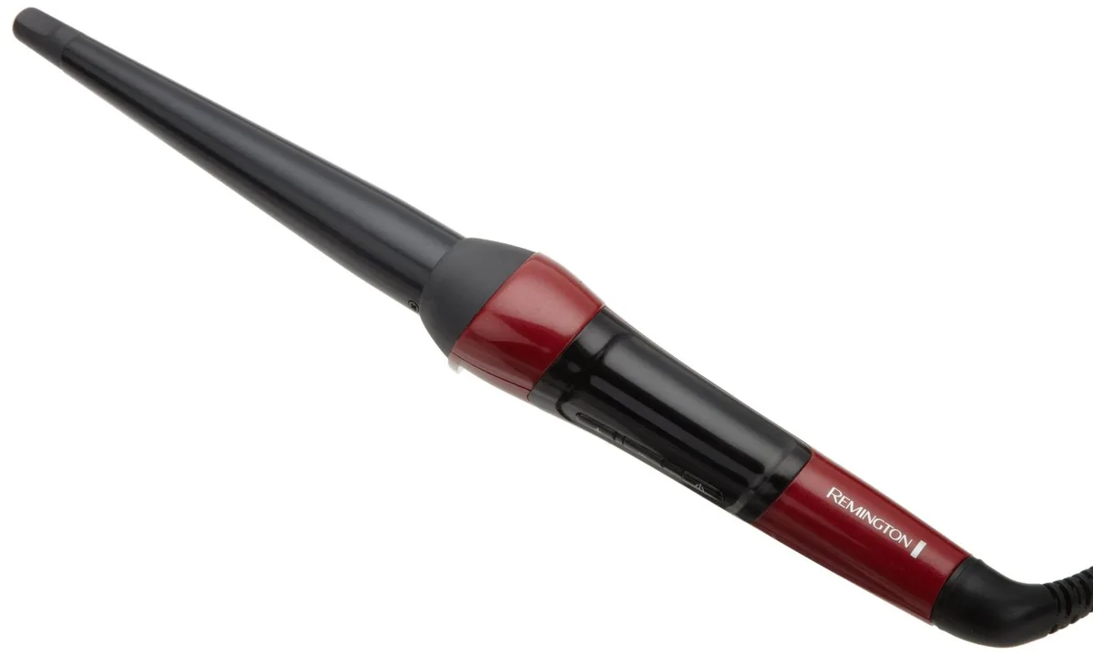 Конусна плойка Remington Silk Curling, потужність понад 300Вт, діаметр 13-25мм, температурний діапазон 120-220°C, керамічне покрит